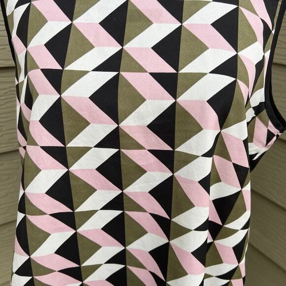 Renee C. Sleeveless tank top with geometric print, women's XL - Picture 3 of 10
